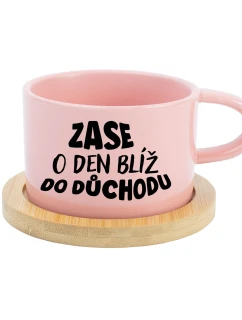 MOHLA BYCH BÝT MILÁ, ALE NECHCE SE MI - růžový hrníček makronka 200 ml