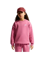 Detská mikina Nike Sportswear Club Fleece Pink FD2923 641 Detská mikina Nike Sportswear Club Fleece Pink FD2923 641