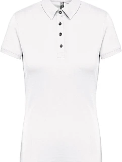 Kariban K 263 Dámske džersejové polo 20.K263 biele