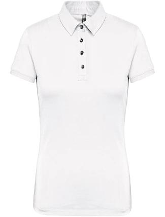 Kariban K 263 Dámske džersejové polo 20.K263 biele