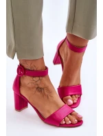 Dámske sandále na podpätku Fuchsia Lexi