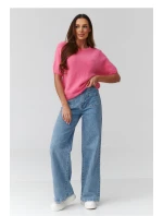 Sveter s krátkym rukávom model 224084 Makadamia