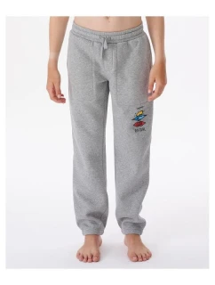 RIP CURL Hľadať Icon Tepláky - chlapčenské sivé