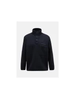 Mikina Peak Performance M Fleece Snap T-Neck Black