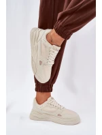 Damskie Sneakersy Big Star NN274668 Beżowe