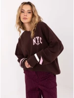 Mikina MJ BL H2496.27 tmavohnedá Mikina MJ BL H2496.27 tmavohnedá