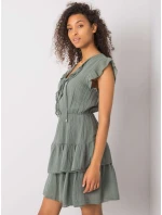 TW SK BI 26594.36P khaki šaty