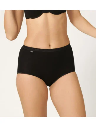 Dámske nohavičky Sloggi Basic+ Maxi čierne Dámske nohavičky Sloggi Basic+ Maxi čierne