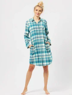 Košeľa Kľúč LND 471 B24 Flanelová dlhá/r S-L otvárateľná