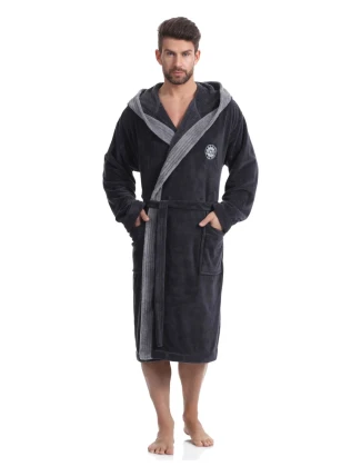 Pánsky župan George graphite - L&L Pánsky župan George graphite - L&L