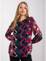 Blúzka DHJ BZ 8643 2.67P tmavo zelená