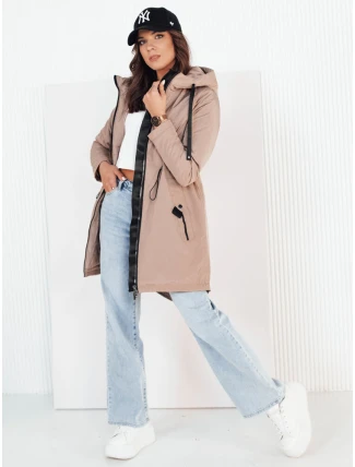 Dámska prechodná bunda parka GROLIN khaki FashionStreet TY4173