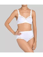 Sloggi Romance - Maxi nohavičky z bavlny Supima® s čipkovaným lemom Sloggi