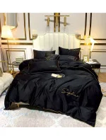 Posteľná súprava z mikrovlákna s výšivkou Cotton World FHL-2605 160x200 Posteľná súprava z mikrovlákna s výšivkou Cotton World FHL-2605 160x200