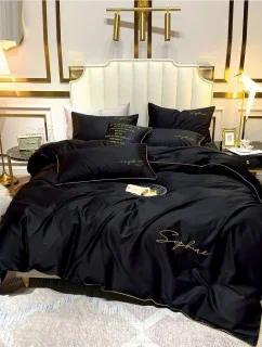 Posteľná súprava z mikrovlákna s výšivkou Cotton World FHL-2605 160x200