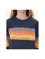Dievčenská mikina RIP CURL Melting Waves Crew Sweatshirt -Girls dark blue Dievčenská mikina RIP CURL Melting Waves Crew Sweatshirt -Girls dark blue