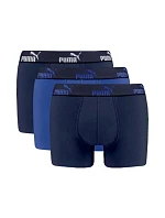 Boxerky Puma, pánske boxerky, balenie po 3 kusoch, modré, tmavomodré Boxerky Puma, pánske boxerky, balenie po 3 kusoch, modré, tmavomodré