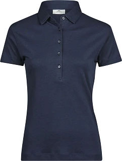 Tee Jays TJ 1441 Dámske polo tričko z bavlny pima 18.1441 tmavomodré