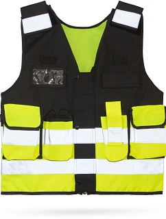 Korntex KXELTAC – Stammheim Multifunkčná vesta „Tactical“ 76.LTAC čierna/výrazne žltá