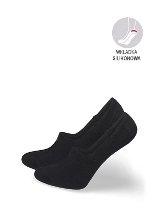 Pánske ponožky Microstopki Cotton Black Pánske ponožky Microstopki Cotton Black