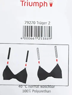 Ramienka Ersatztraeger Transparent 792 70 X - GREIGE - transparentné 0099 - TRIUMPH