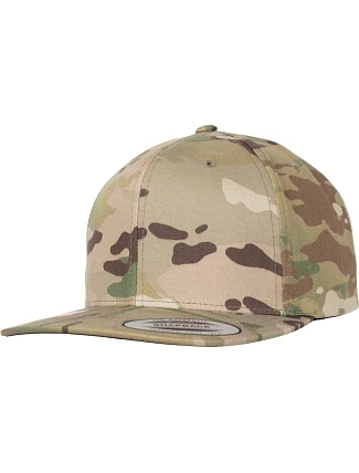 Flexfit 6089M 6-panelová snapbacková čiapka 55.6089 multicam Flexfit 6089M 6-panelová snapbacková čiapka 55.6089 multicam