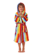 Detský župan 9156 Capri s kapucňou - Vestis