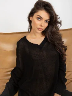 Dámsky sveter BA SW C1001.57P čierna - FPrice