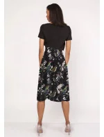 Dámska sukňa SP119 čierna mix - Lanti