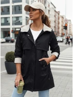 Dámska prechodná bunda parka MEROY black FashionStreet TY4290
