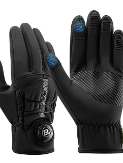 Zimné rukavice ROCKBROS S351, čierne, veľkosť 2XL