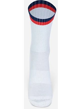 Mr. Socks L 05006 Tenisové ponožky „Two Tone“ 88.5006 biela/námornícka modrá/červená Mr. Socks L 05006 Tenisové ponožky „Two Tone“ 88.5006 biela/námornícka modrá/červená