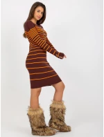 Šaty EM SK NG 2316.12P tmavohnedé Šaty EM SK NG 2316.12P tmavohnedé