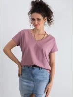 Tričko RV TS 4832.19P tmavoružové