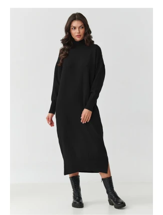 Dámské šaty oversize model 217887 Makadamia Dámské šaty oversize model 217887 Makadamia