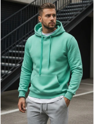 Pánska mikina s kapucňou mint FashionStreet BX4946