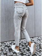Dámske boyfriend džínsy LORENT svetlo šedé FashionStreet UY1375 Dámske boyfriend džínsy LORENT svetlo šedé FashionStreet UY1375