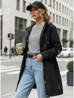 Dámska prechodná bunda parka čierna FashionStreet TY5556 Dámska prechodná bunda parka čierna FashionStreet TY5556
