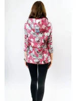 Ružová obojstranná dámska bunda (7174)