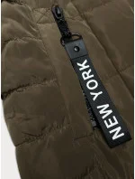 Dámska khaki vesta s kapucňou S'West (B8225-11)