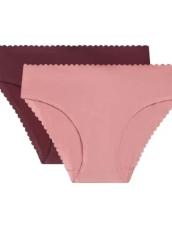 Dámske nohavičky 2 ks DIM BODY TOUCH MIDI BRIEF 2x - DIM - fialová