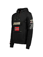 Pánska športová mikina Geographical Norway GYMCLASS BLACK DB MEN 100 s kapucňou, čierna (WU4185H-GN-BLACK) Pánska športová mikina Geographical Norway GYMCLASS BLACK DB MEN 100 s kapucňou, čierna (WU4185H-GN-BLACK)