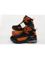 Aku pánska treková športová obuv Adapta Gore-tex kožená čierna oranžová