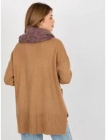 Tunelový šál AT KM ENEC B63 1.44P tmavo lila