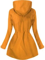 Žltá bunda typu parka (XW02X)