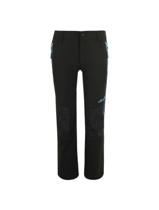 Trollkids Detské softshellové nohavice pre dievčatá/chlapcov Lysefjord Pants black (147-603)