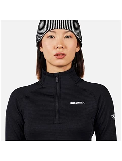 Dámska mikina ROSSIGNOL W Blackside Mix HZ Fleece, čierna