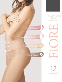 Fiore Fit Control 20 den M5204 farba:čierna