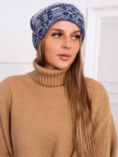 Pola fleecová čiapka K267 čierna+džínsy