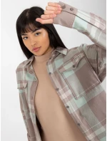 Košeľa D71720W11085A tmavá lila